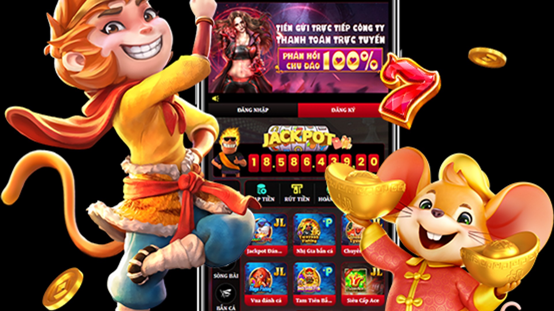 Hình nền trừu tượng với các yếu tố cá cược trực tuyến và logo GK88