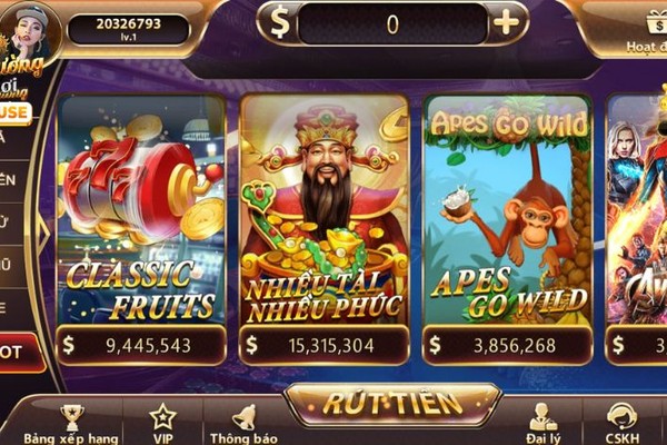 Kho game Slot GK88 với các máy đánh bạc hấp dẫn và jackpot lớn