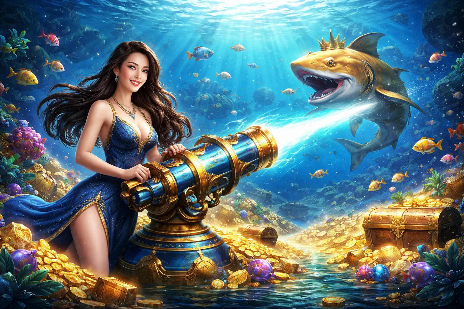 Hình ảnh chính về bí quyết bắn cá điểm cao GK88